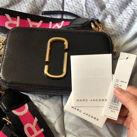 real marc jacobs vs fake purse|authentic Marc Jacobs tote bag.